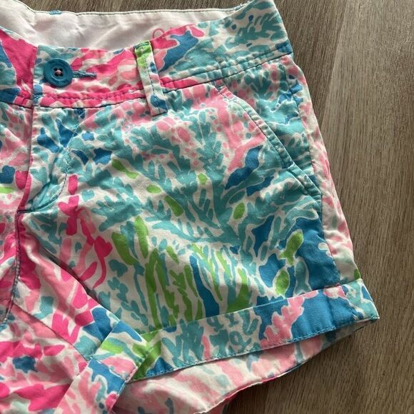LILLY PULITZER LET’S CHA CHA PRINT CALLAHAN SIZE 0 Coral - Picture 6 of 10